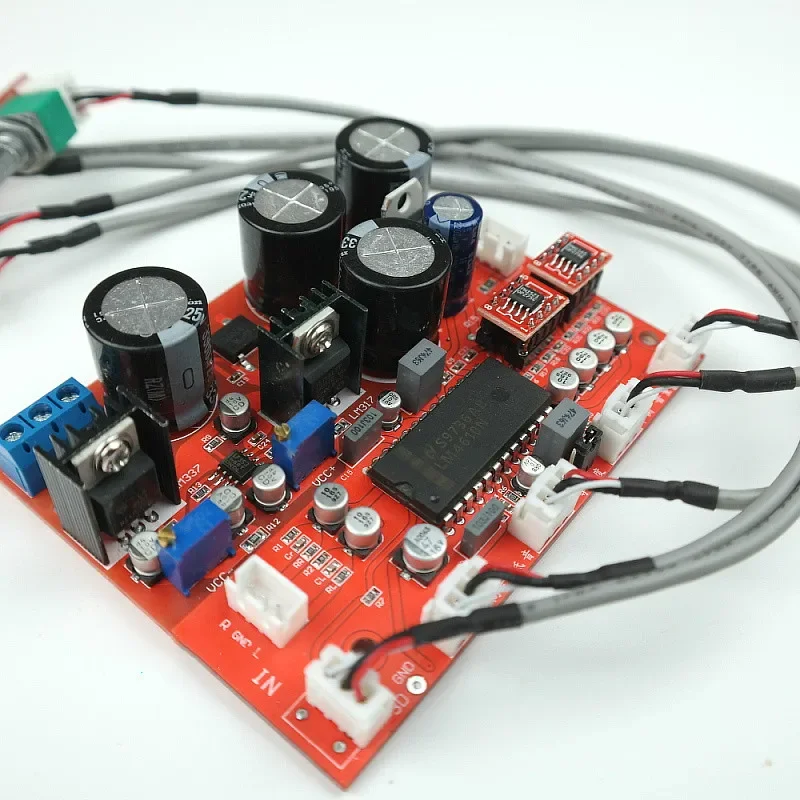 Sotamia lm4610n vorverstärker audio ton platine op275 op amp lautstärke ton einstellung lf353 lm317 lm337 servo netzteil