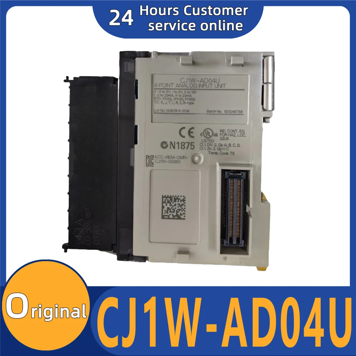 

Совершенно новый оригинальный модуль CJ1W-AD04U