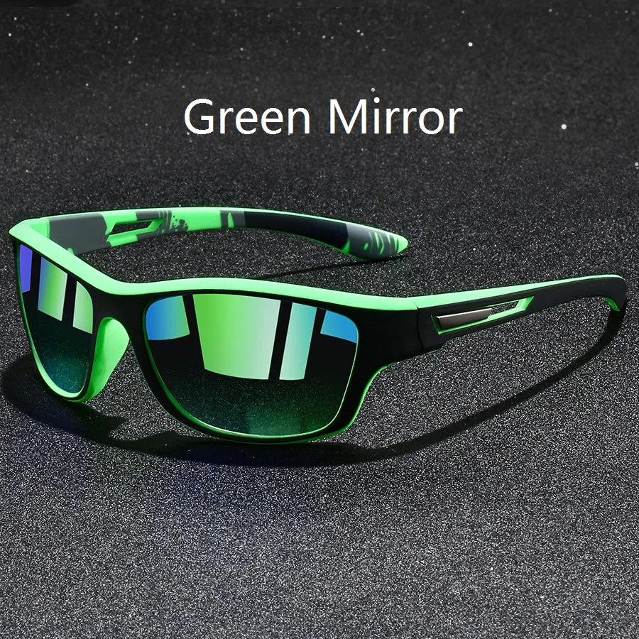 Modische Vintage-Sonnenbrille für Radfahren, Angeln und Sport - Unisex-Sonnenbrille für Laufen, Radfahren und Bergsteigen – Detail 9