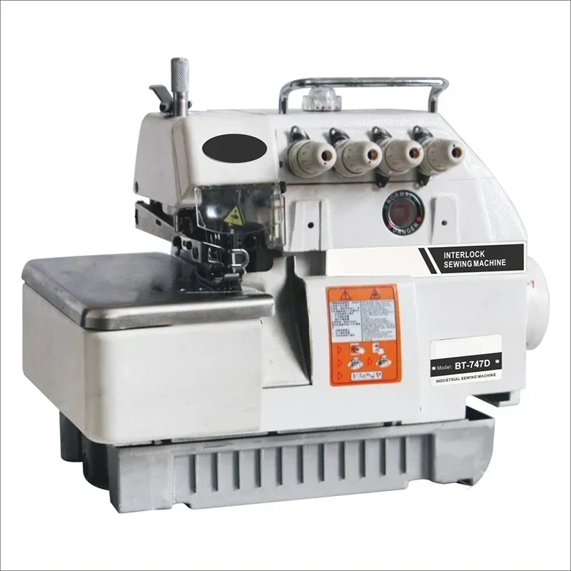 747D direct drive four and five wire electric oversewing and locking machine household industrial sewing machine Hot sales