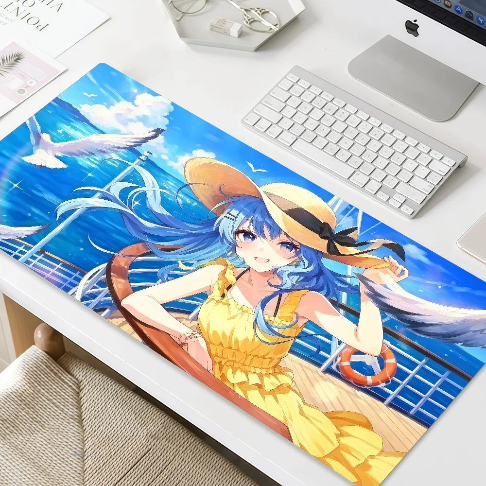 Suisei Mouse Pad Singer MousePad Non-slip Lockedge Office Student Gaming Thickened Large Writing H-Hoshimachi Pad Cushion