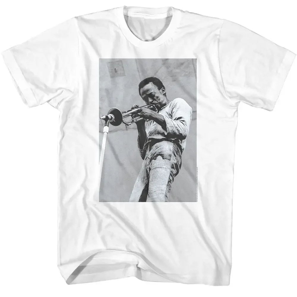 Miles Davis Trumpet Into Mic Music Shirt