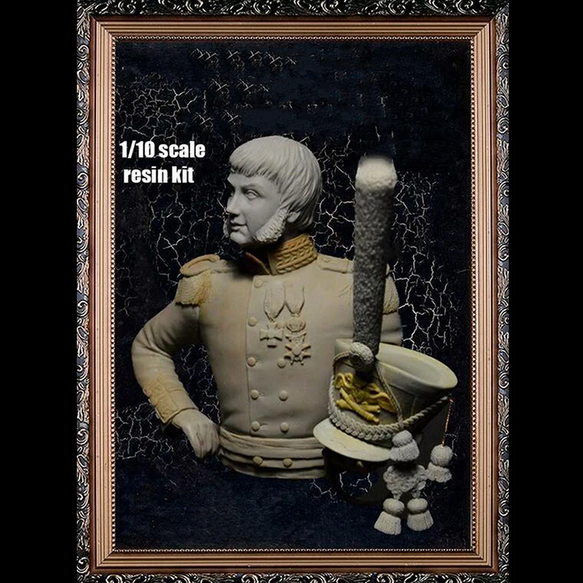 

Resin soldier 1/10 ancient Heroes of the Patriotic War of 1812 bust Model Unassambled Unpainted Figure Building Kit