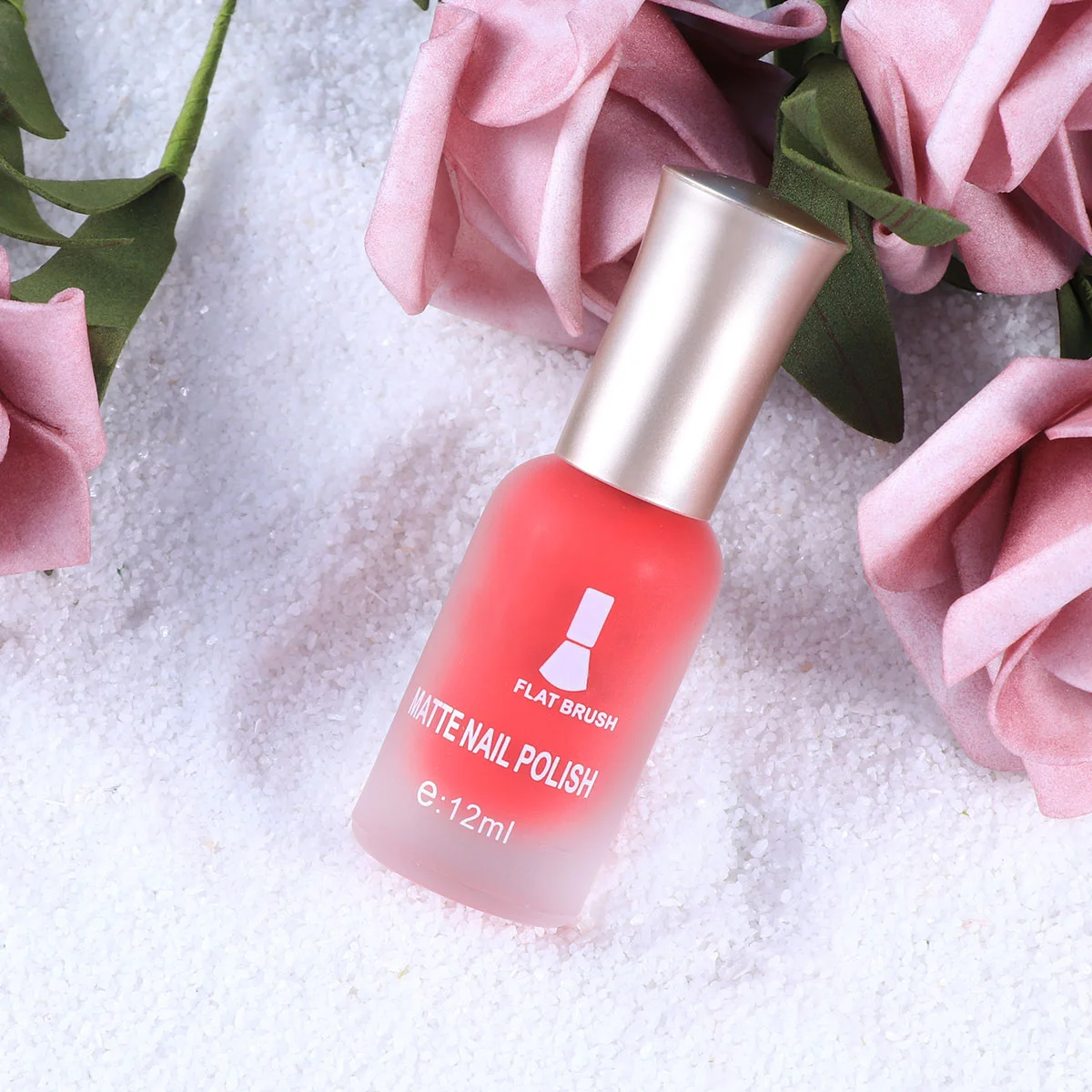 Vernis pour Nail Art, Gel de Texture pour accessoires d'ongles, vernis à couche de finition mate, 12 Ml