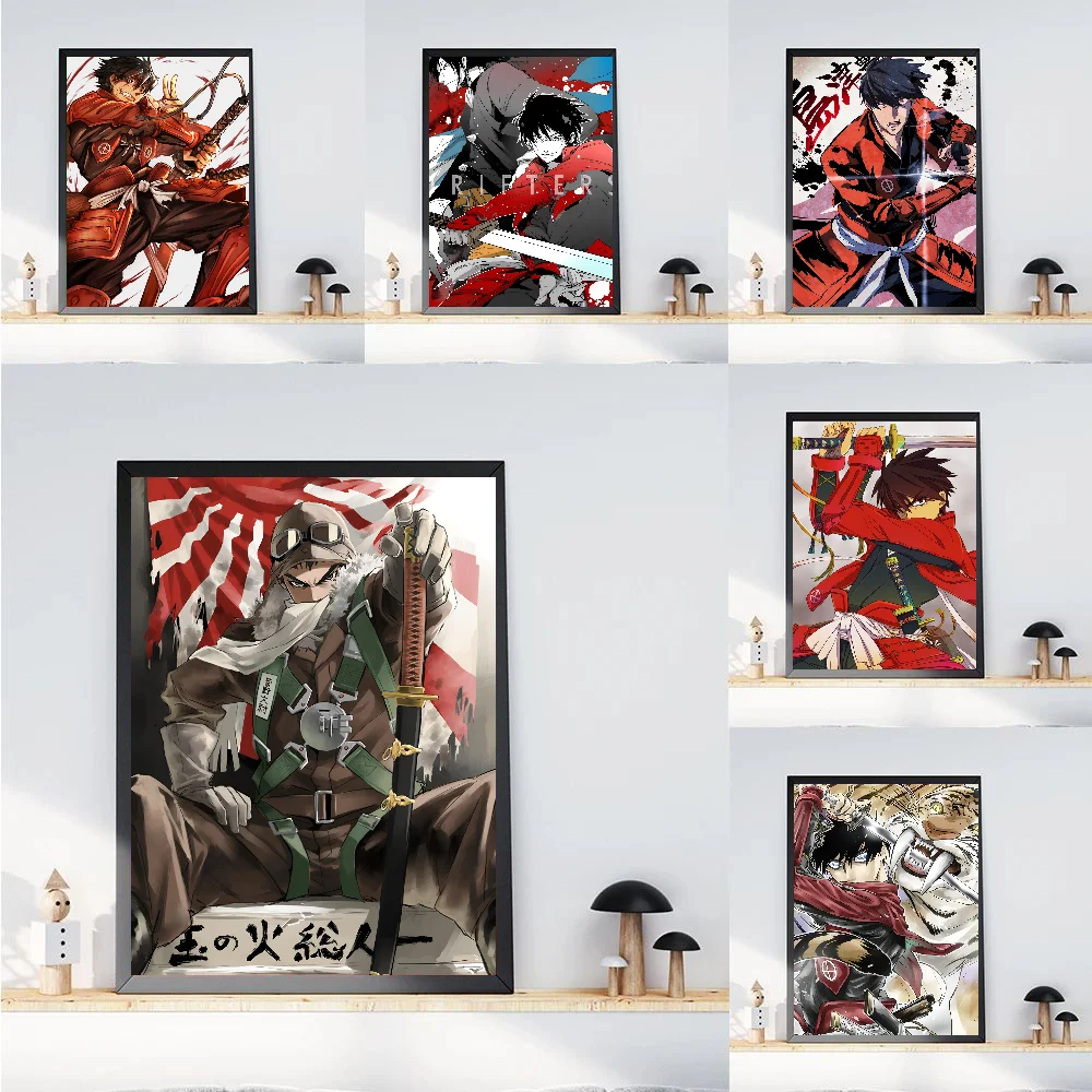 Anime DRIFTERS Poster Paper Print Home Bedroom Entrance Bar Cafe Art Painting Decoration