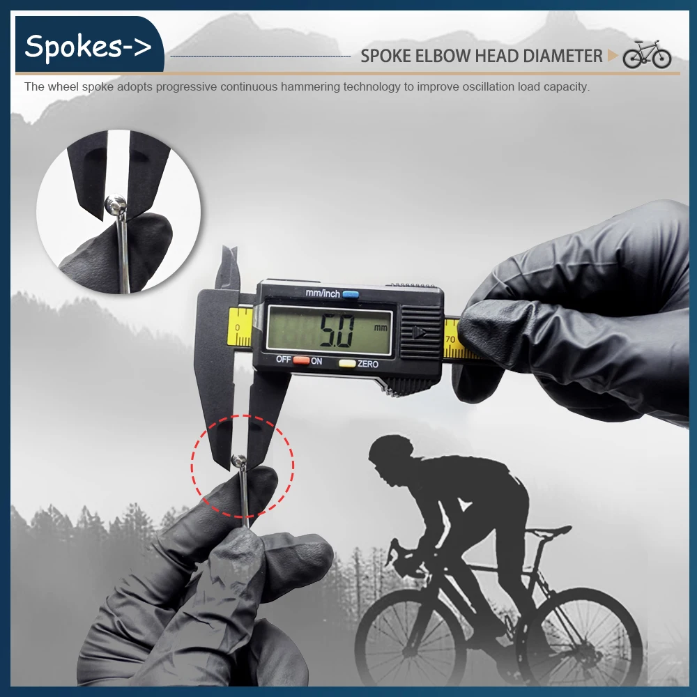 

Electric Bike Spokes 16/20/24/26/27.5/28/29 Inch 700C for Ebike Conversion Parts Bicycle Accessories