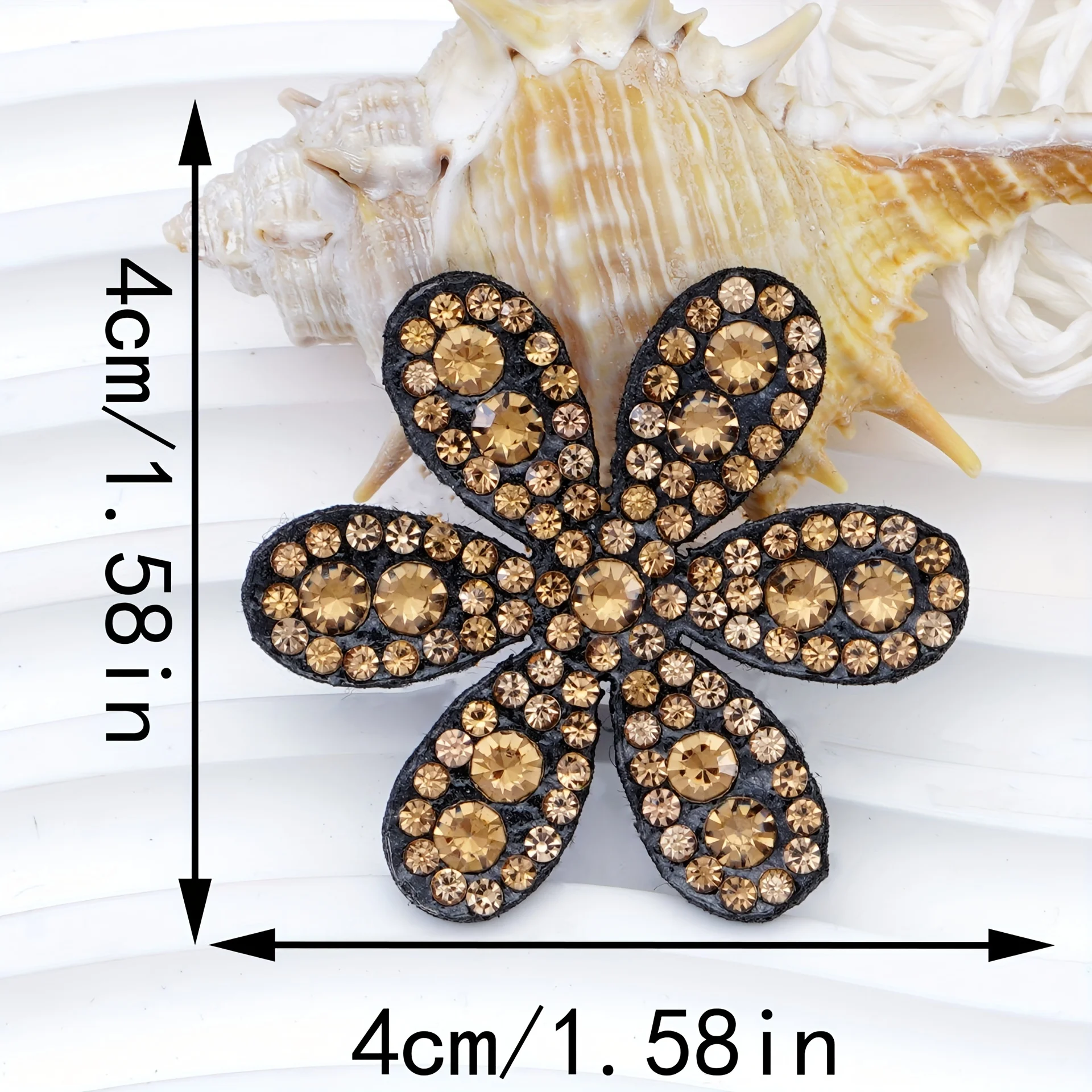 แผ่นปะ6ชิ้นลายดอกไม้กลีบดอกไม้6ชิ้นริบบิ้นดอกไม้สีสันสดใสสำหรับซ่อมเสื้อผ้ากางเกงยีนส์กระเป๋าหมวกและเครื่องประดับ DIY