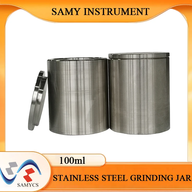 High Grinding Efficiency Sus304 Stainless Steels 100ml Jars And Grinding Ball For Laboratory Planetary Ball Mill Machine