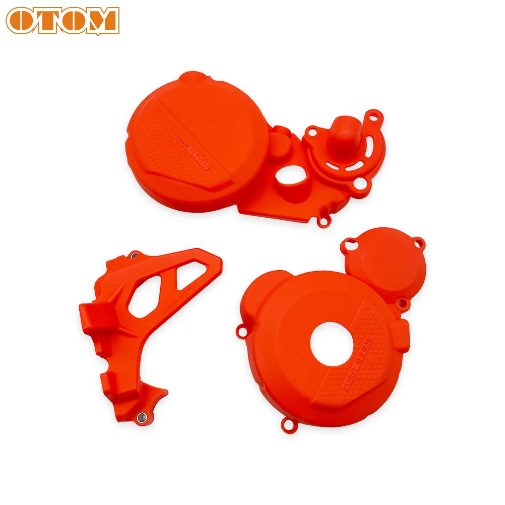 OTOM Motorcycle Engine Protection Cover Plastic Guard for LONCIN YBS300 Engine Ignition Cover Clutch Cover Drive Sprocket Cover