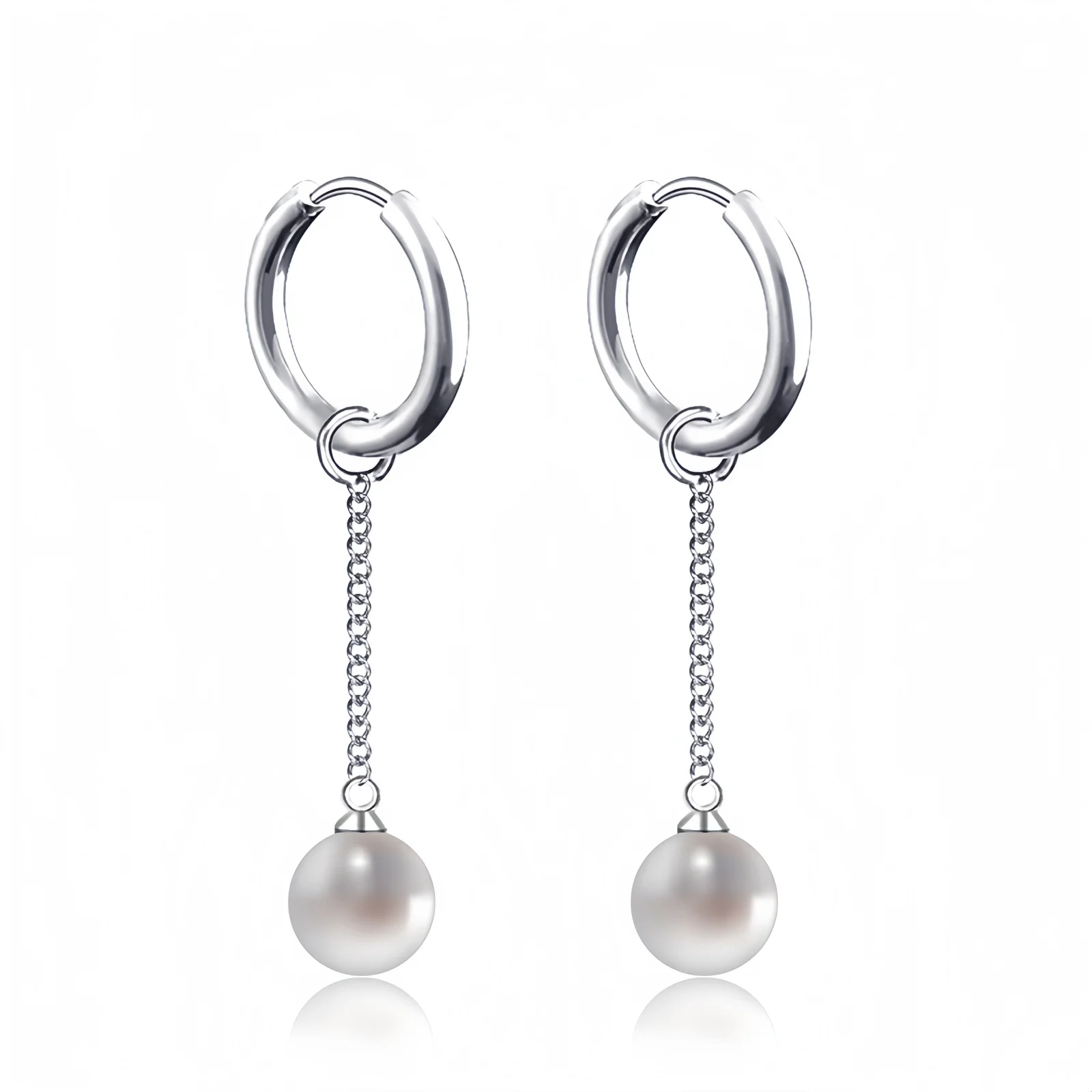 Lange hängende Kreuze Blätter Anhänger Creolen Frau Ohrringe Mann Vintage Edelstahl Hip Hop Ohr Piercing Schmuck Zubehör