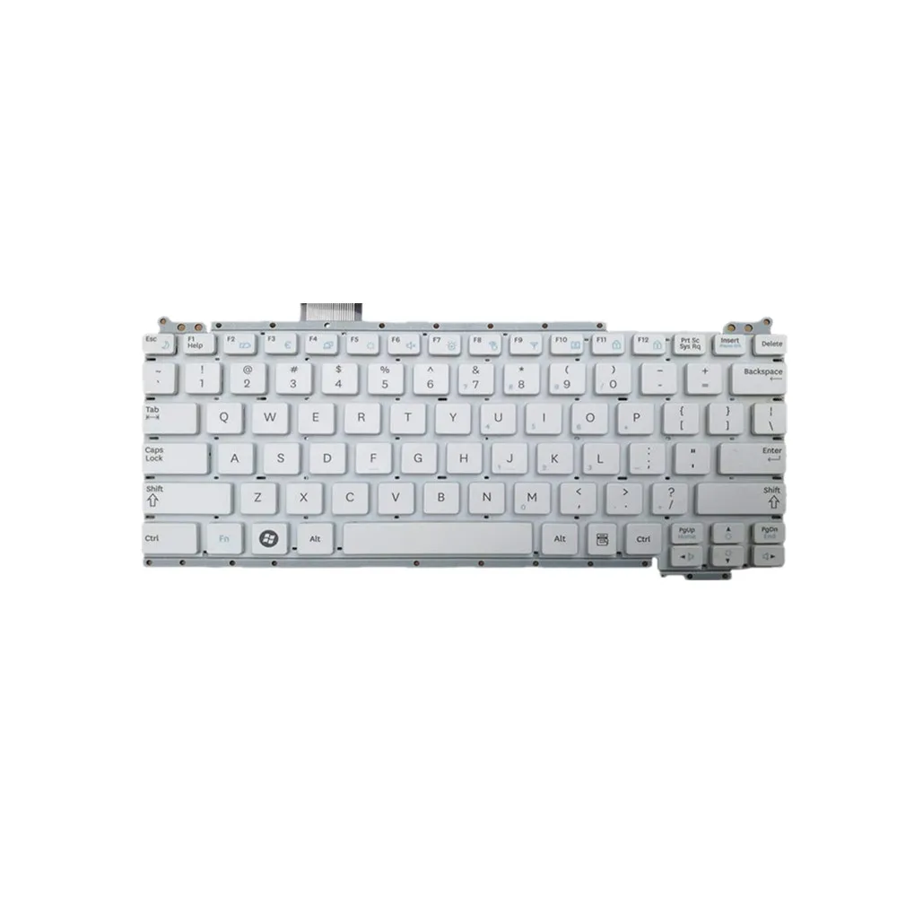 Laptop Keyboard For Samsung NP-NC215 NC210 White US United States Edition