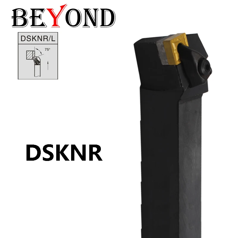 

BEYOND DSKNR DSKNL DSKNR2020K12 DSKNR2525M12 DSKNL3232P12 Внешний держатель инструмента для токарного станка MSKNR Используйте твердосплавные пластины SNMG Резак с ЧПУ