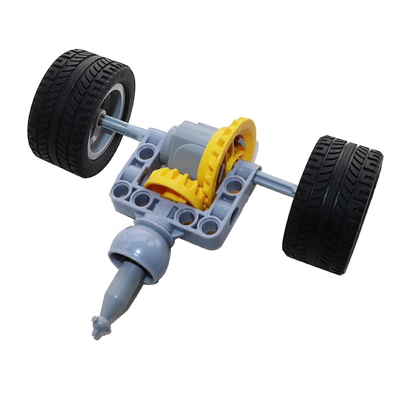 

Привод автомобиля Передняя задняя подвеска Рулевая система Дифференциальные шестерни Самоблокирующиеся кирпичи Строительные блоки MOC Технические детали