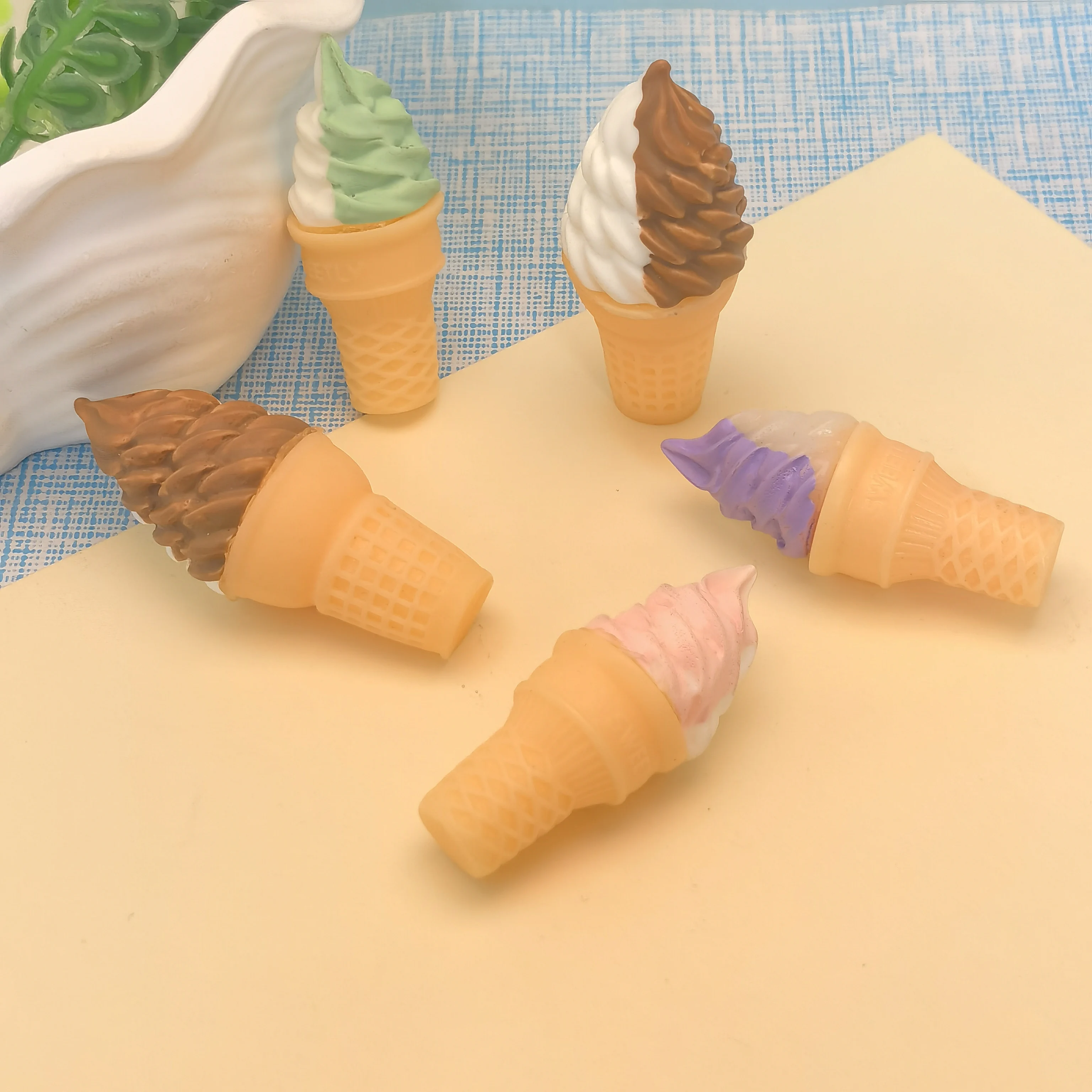 Artificial Popsicle Ice Cream Chocolates Cone Simulation Food Ornament Craft Decor Miniature Home Wedding Decoration DIY