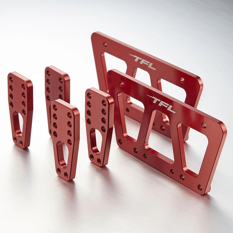 

TFL 1/10 RC Car accessories Red AXIAL SCX10 Rock Crawler SCX10 Chassis Adjustable Mont Set TH01861-SMT6