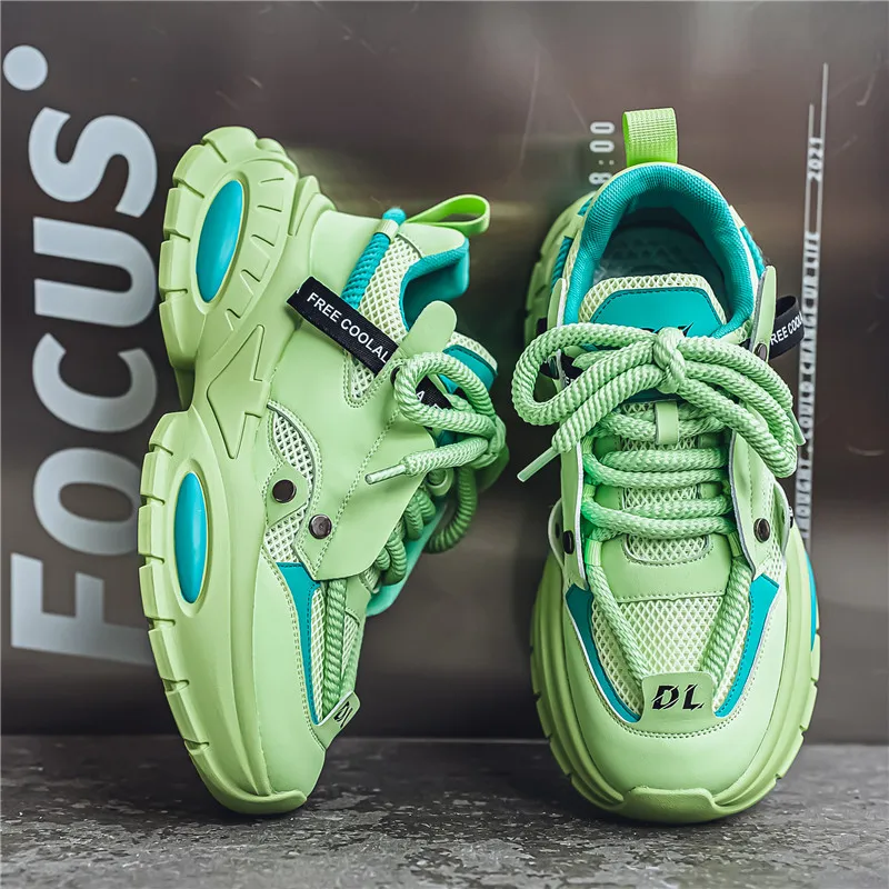 

Men Shoes New Thick Sole Big Head Bread Shoes Male Four Season Versatile Casual Board Shoes Sneakers Male