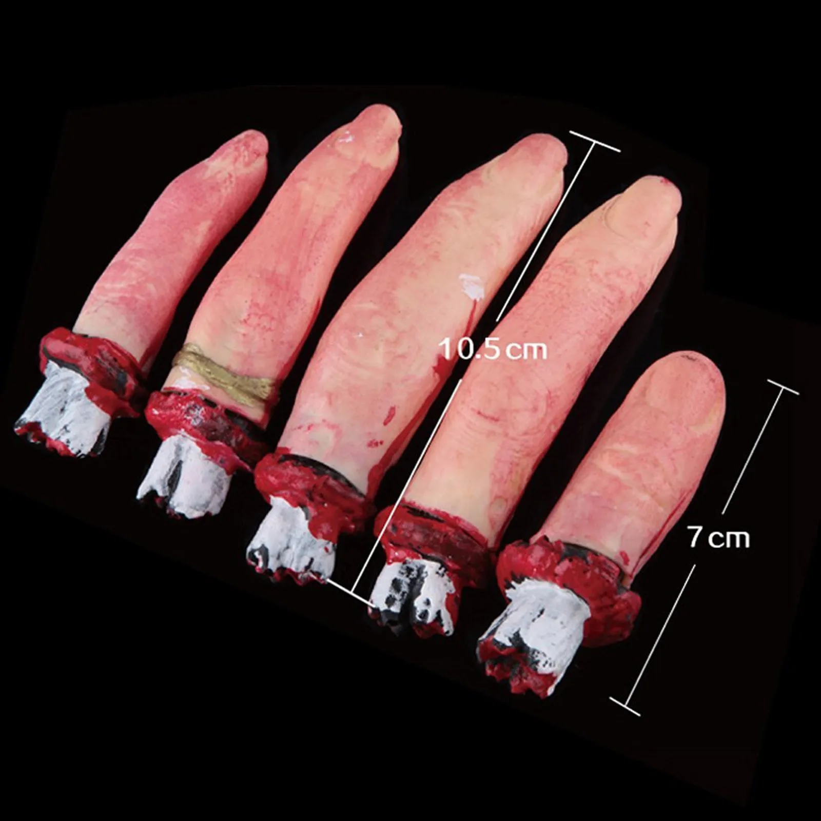 Scary Halloween Blood Fingers Soft Resin Severed Fingers Party Decorations Diy Crafts For Kids Scary Halloween Accessory