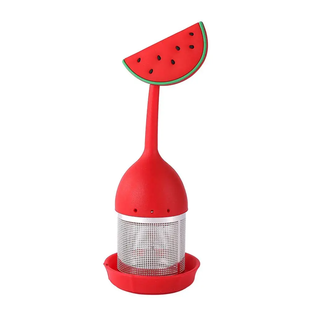 Silicone Steeper Flamingo Tea Infuser Tea Party Home Brewing Silicone Top Fine Mesh Design Rust Resistant Oxidation Resistant