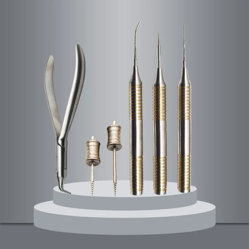 

Dental Root Canal Broken Needle Extractor Residual Root Drill Needle Crack Drill Broken Fragments of Tooth Extraction