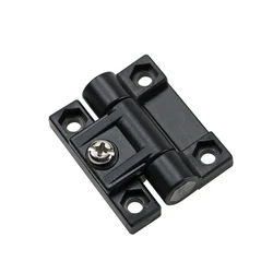 15pcs Black Adjustable Damping Small Cabinet Door Hinge ABS Nylon Plastic Smooth Operation Kitchen Bathroom Cupboard Door Hinge
