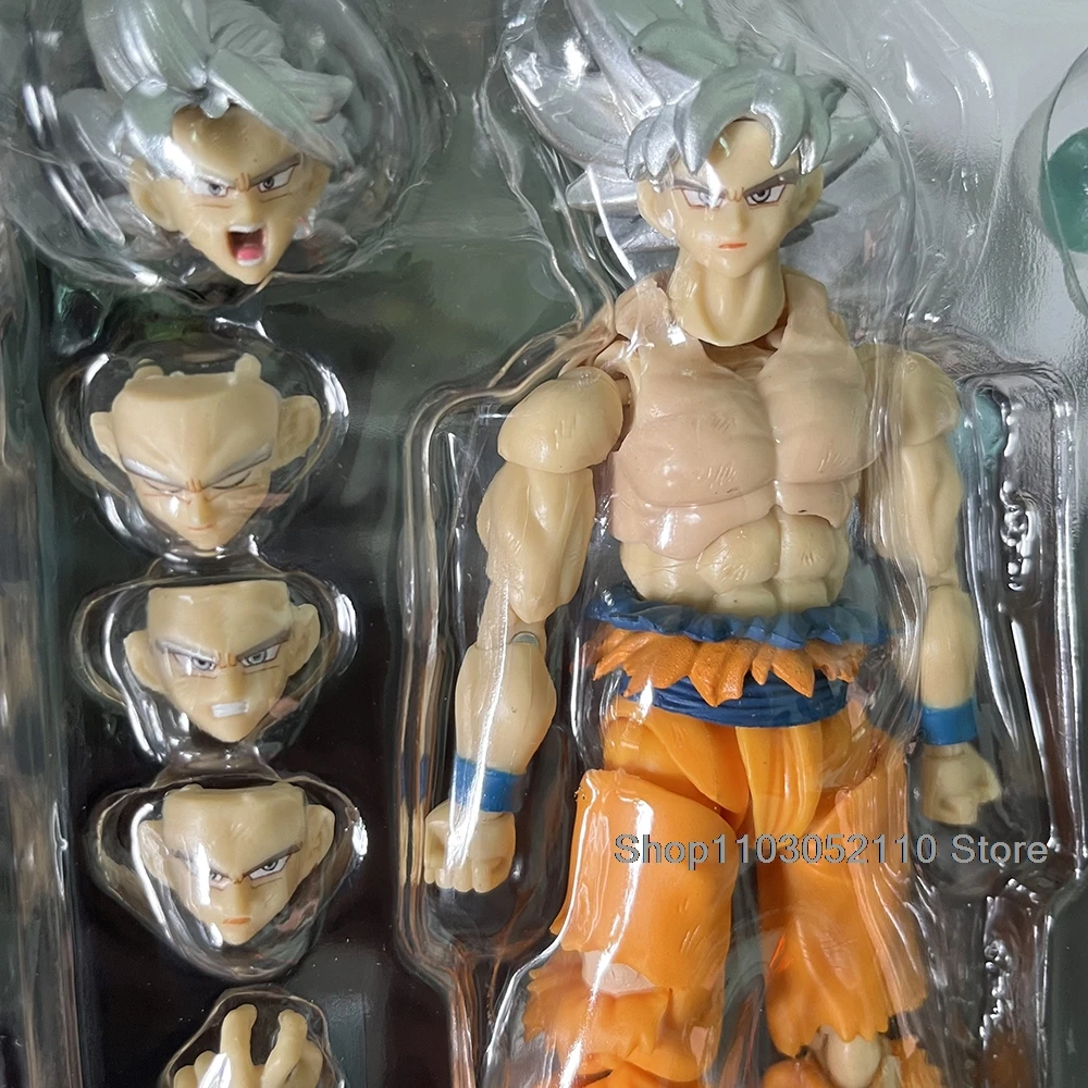 Dragon Ball Z Son Gokul Action Figure SHFiguarts Anime War Damage Super Saiyan Collection Model Birthday Gifts