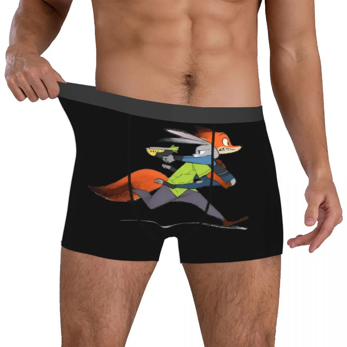 

Мужские трусы-боксеры Custom Novelty Z-Zootopiaes: удобные трусы-брифы Джуди и Ника