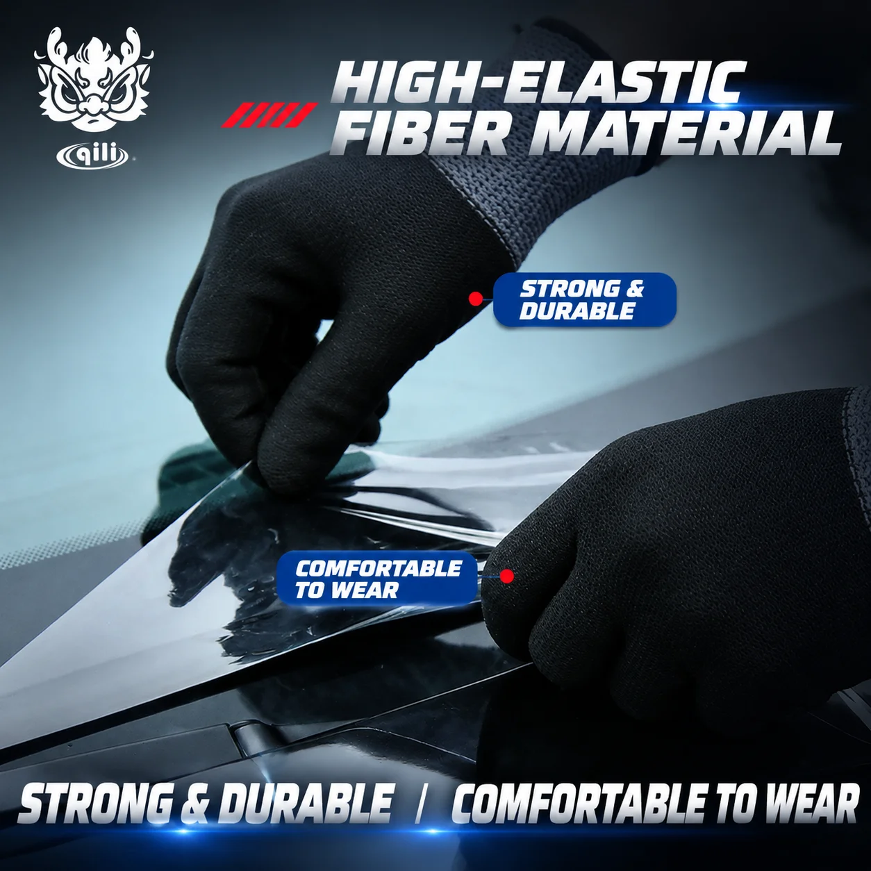 Car Film Tinting Tool Thickened Anti-Static Dust-Free Color Change Film Scratch-Resistant Gloves Do Not Damage Car Film
