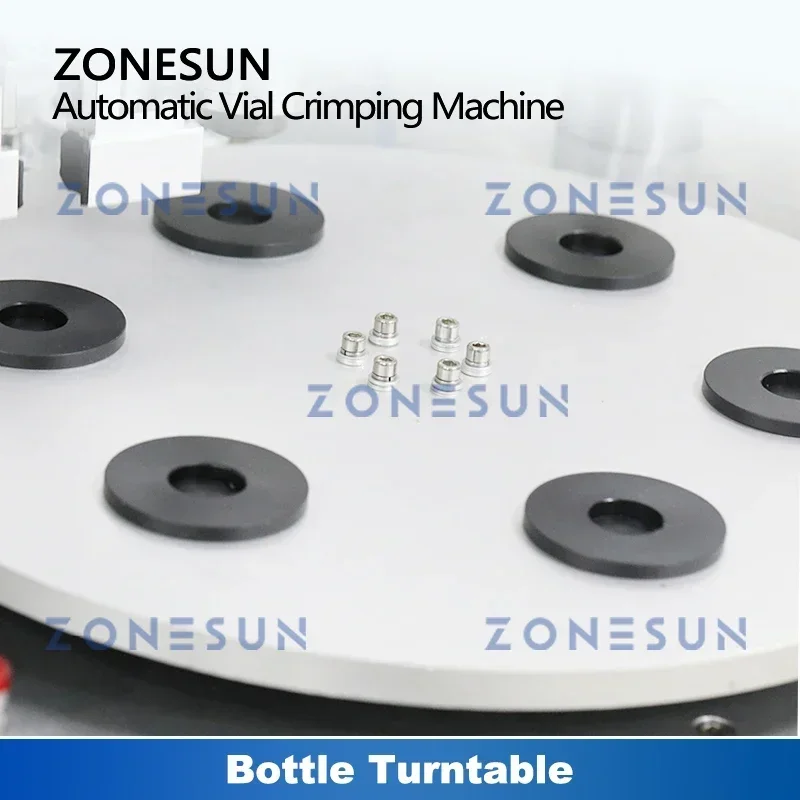 ZONESUN ZS-YG200 自動ガラスバイアルシーラー（医薬品および化粧品包装用アルミフリップオフキャップ対応）