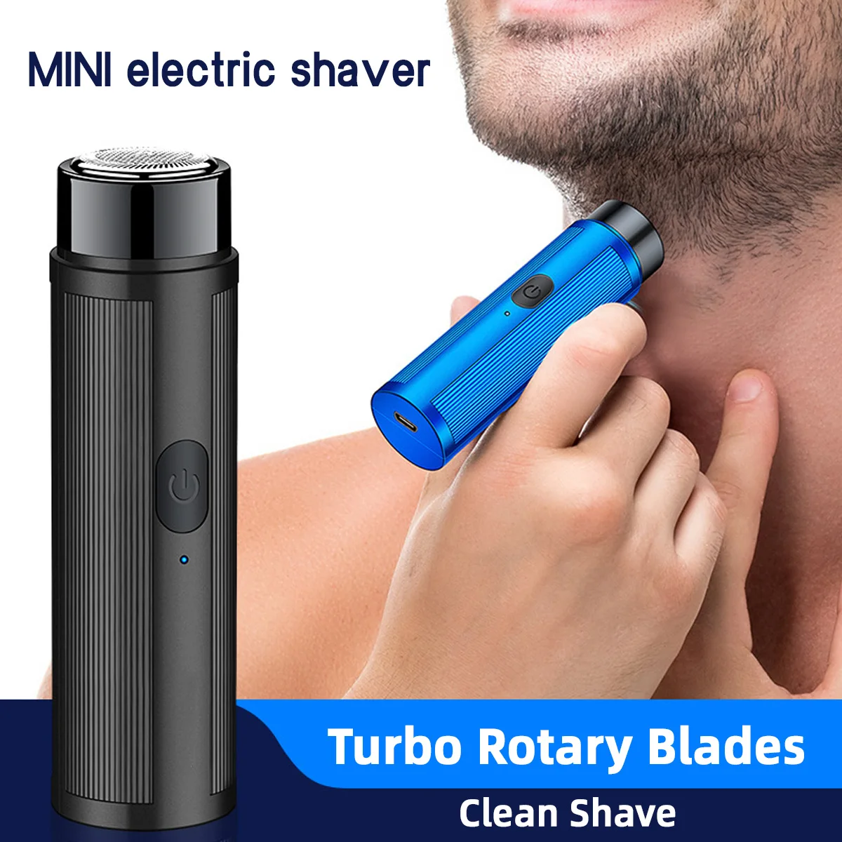 Mini Electric Shaver for Men Women USB Rechargeable Portable Design Shaving Hair Removal Tool for Car Home Travel Grooming Needs
