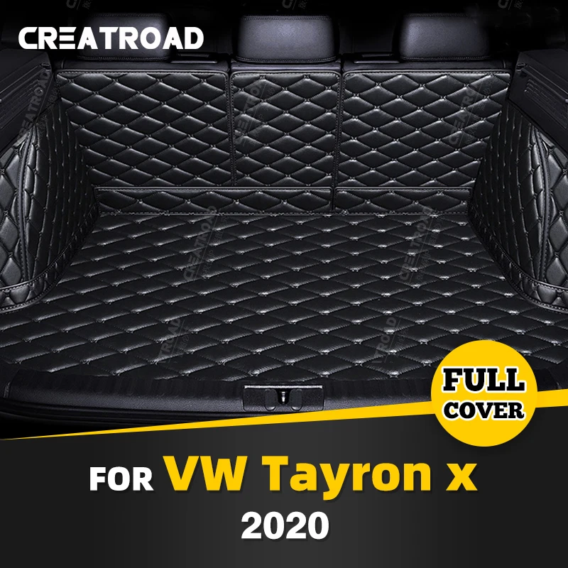 

Auto Full Coverage Trunk Mat For VOLKSWAGEN VW Tayron x 2020 Car Boot Cover Pad Cargo Liner Interior Protector Accessories