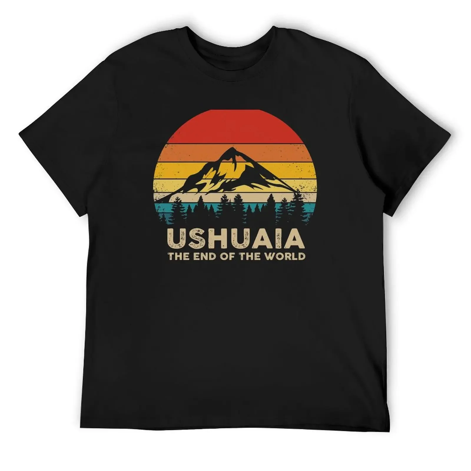 Ushuaia Trip Souvenir T-Shirt graphic shirts quick-drying vintage black t shirts for men