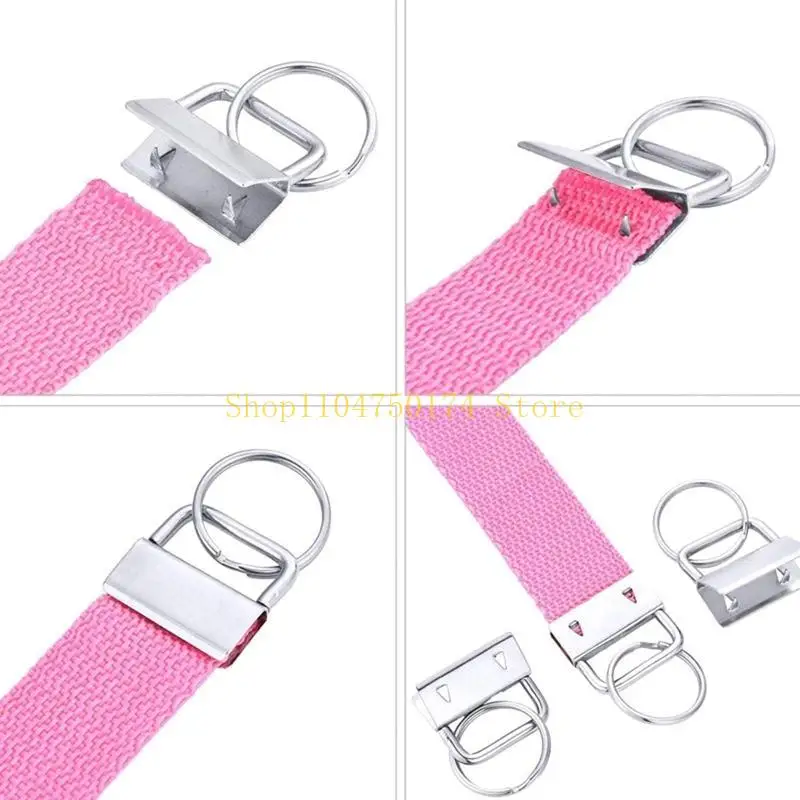 50PCS Lanyard for Key Hardware 1 Inch for Keychain and Wristlet Clamp DIY Craft Making Supplies Top Sale
