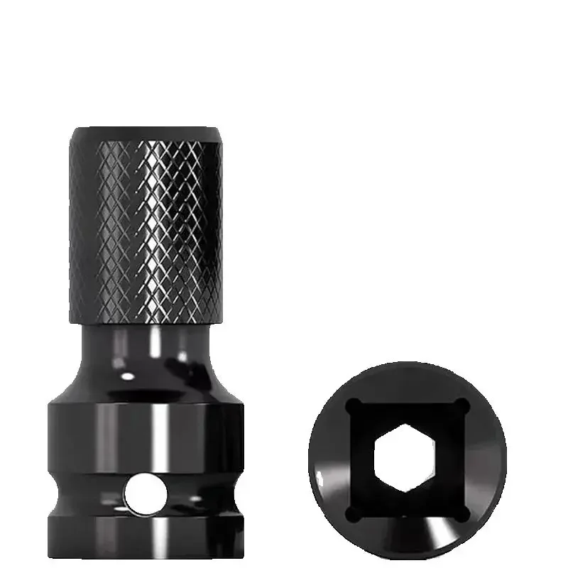 Quick Release 1/2-Inch Square Drive to 1/4-Inch Hex Female Socket Adapter Converter Chuck Adaptor for Impact and Ratchet Wrench