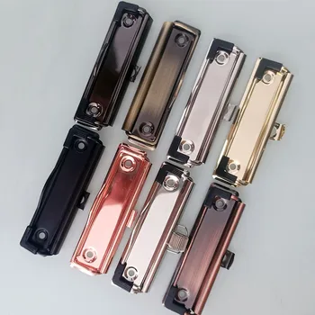 Clip per appunti montabile in bronzo rosa oro nero argento da 10 pezzi con rivetti