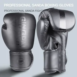 Professional Boxing Gloves Adult Sparring Free Fighting Gloves Breathable Large Size Fighting Men Women Playing Sandbags Combat