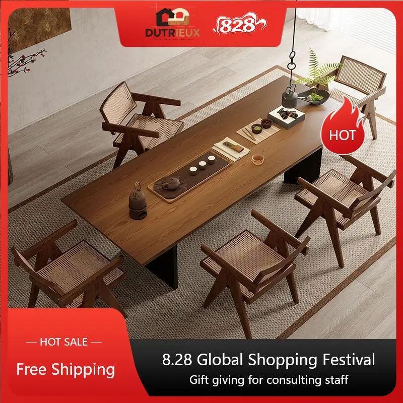 Nordic Modern Dining Table Wooden Restaurant Extending Side Dining Table Luxury Conference Mesas De Jantar Furniture For Home