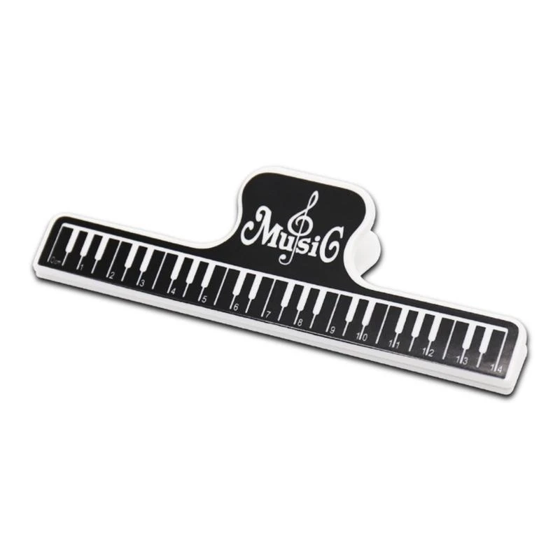 Piano Sheet Music Holder Plastic Music Book Clip Page Paper Clamp Easy to Use