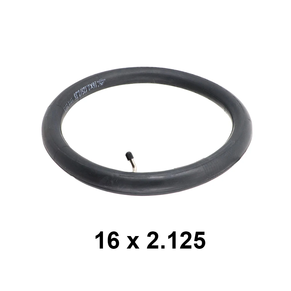 Electric Vehicle Parts 16x2.125 Butyl Rubber Inner Tube 16*2.125 Inner Tire 16 Inch Inner Camera Motorcycle E-bike Tube Tyre