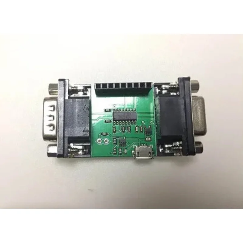 2Pcs RS232 Serial Data Monitoring Interface Board 232 to TTL 3.3V Level with DB9 Male and Female