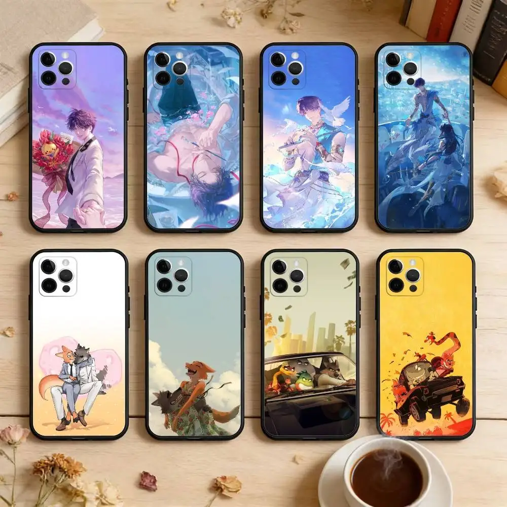 

Sylus Love and D-Deep S-Space Phone Case For iPhone 17,16,15,14,13,12,11 Plus,Pro Max,XS,Soft Silicone Black Cover