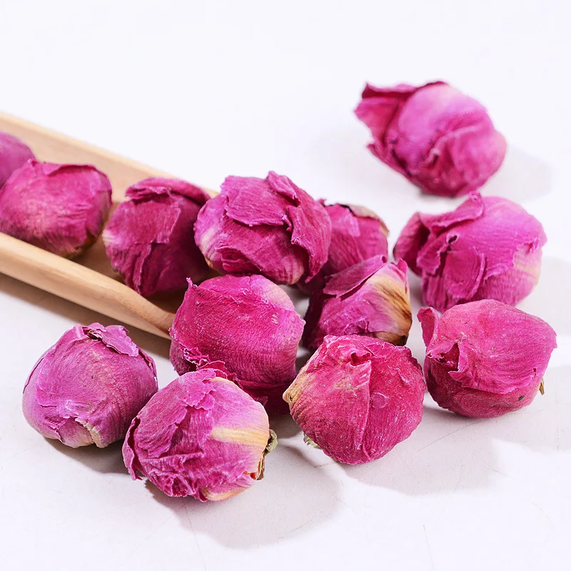 200g Rose Bud Dried Flowers Peony Ball for DIY Flower Wedding Home Decoration Natural Flower Tea Women Gift Rose Beauty Tea