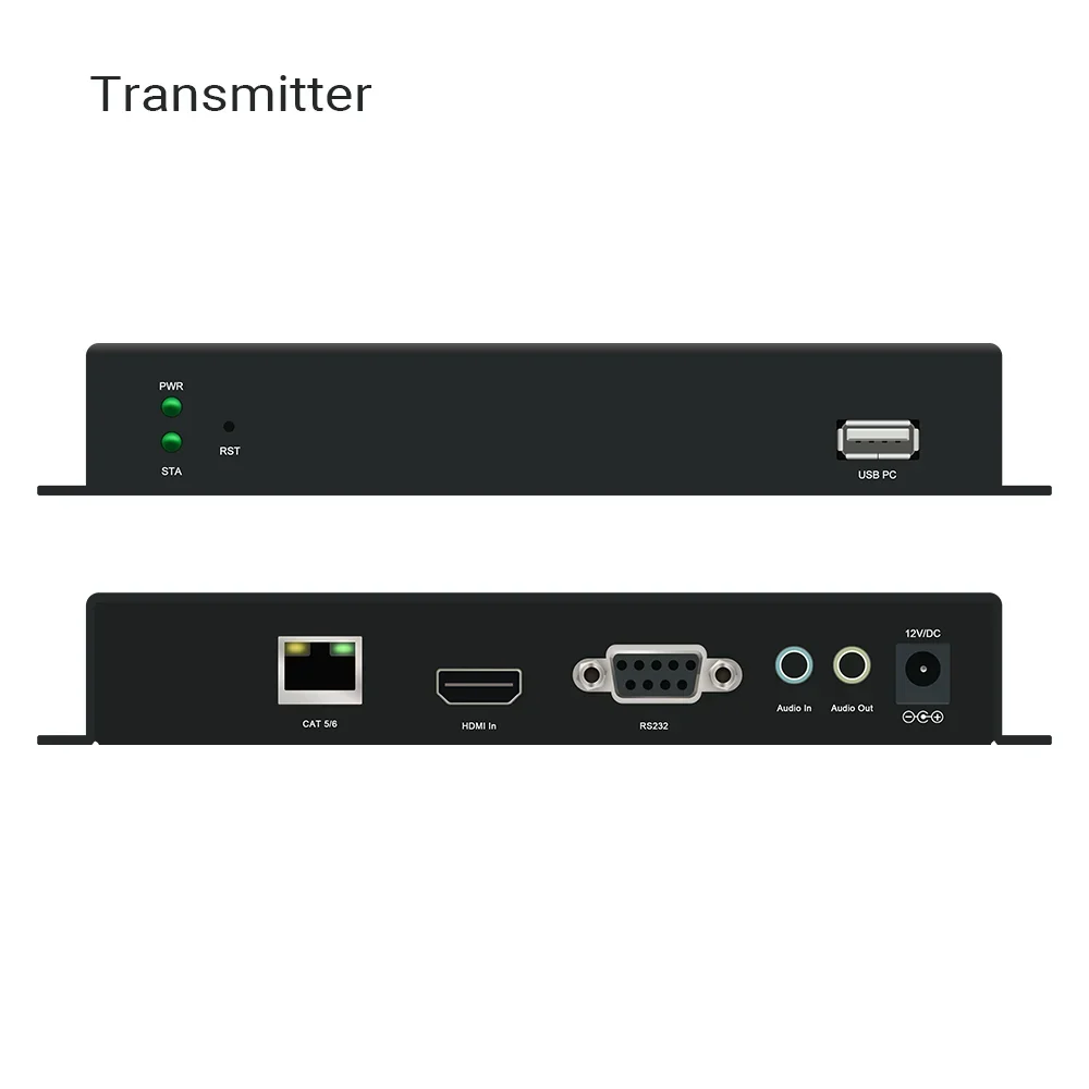 4K60Hz Hdmi KVM Extender Transmitter 120M 4K YUV444 KVM HDMI USB2.0 Extender