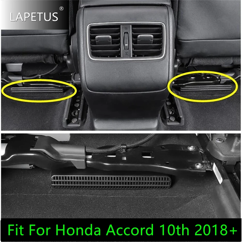 Car Seat Under Floor AC Air Conditioning Vent Outlet Duct Grille Molding Cover Accessories Fit For Honda Accord 10th 2018 - 2022