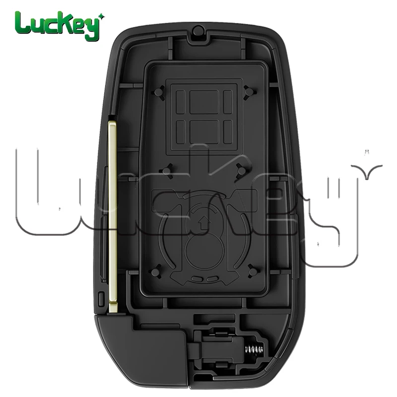 Car Key Shell For Toyota Hilux Corolla Camry Prado Land Cruiser RAV4 2/3/4 Buttons Key Fob Replacement Remote Key Housing Cover view 2