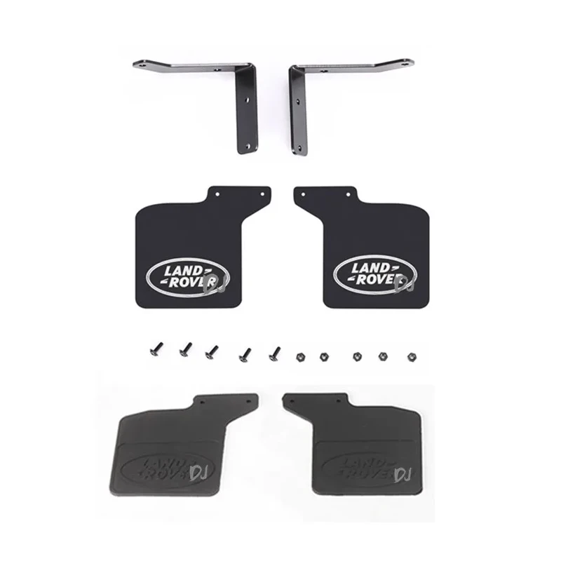 Front and rear rubber fender metal brackets for TRX4 Defender RC remote control car upgrade accessories