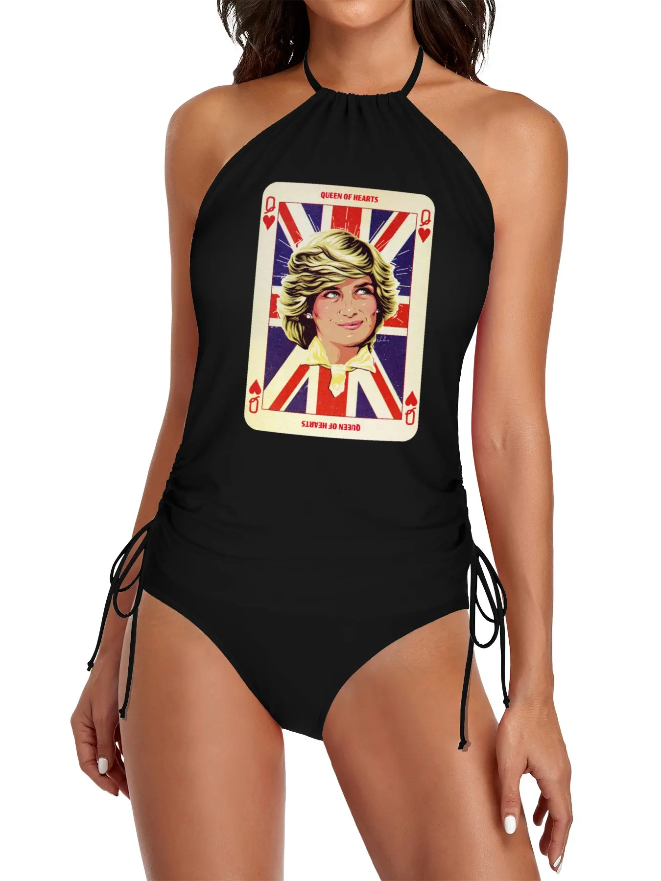 

Queen Of Hearts Split Swimsuit Set beach wear for woman beach outfits 2025 swimwear