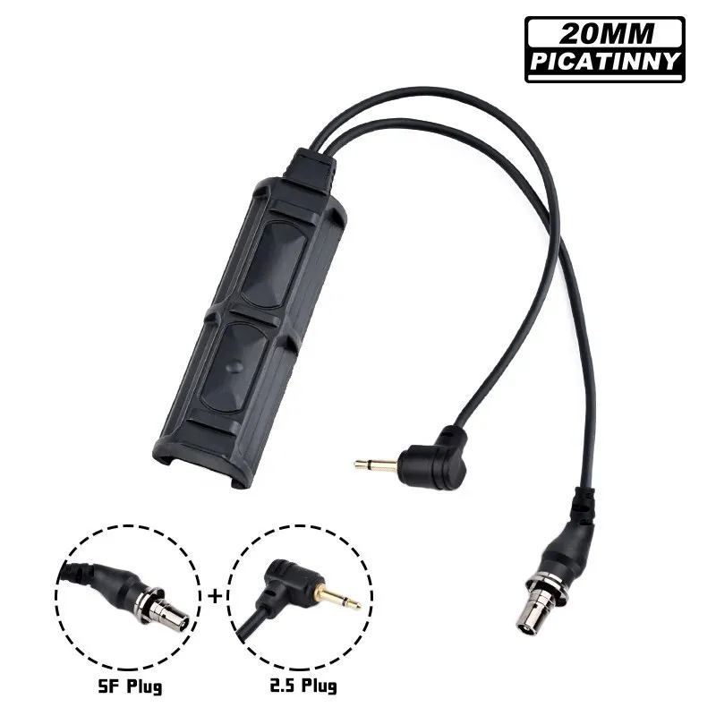 Interruptor de presión dual para linterna táctica y láser PEQ/DBAL/OGL - imagen 5