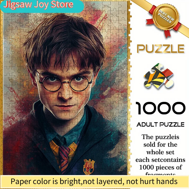 

of Warner Bros. Seamless Puzzles Z9.25-68, Featuring Colorful Portraits of Harry Potter, Measuring Durable And Thick Puzzle, P