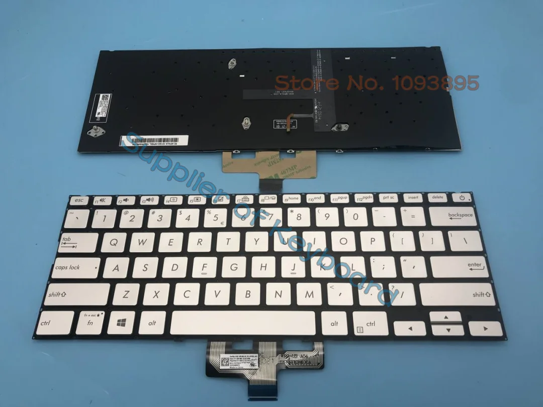 

NEW For Asus ZenBook UX433 UX433FA UX433FN UX433FQ UX433FAC UX433FAW English Keyboard Silver