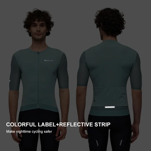 Imagen 2 del producto BCBE-ING hombres mujeres Ciclismo Jersey RACE Aero Fit verano Ciclismo ropa transpirable secado rápido bicicleta Jersey Maillot Ciclismo Hombre